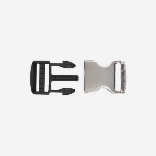 Hebilla Plástico Zamak Pase 30mm