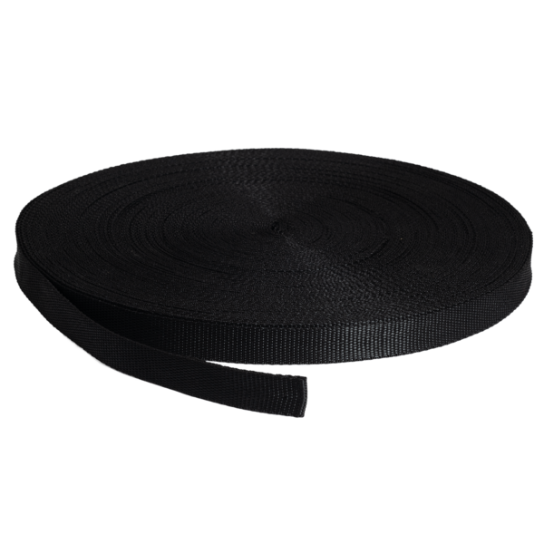 Cinta Mochilera Pase 20mm x 50mts Negra (Rollo Cerrado)