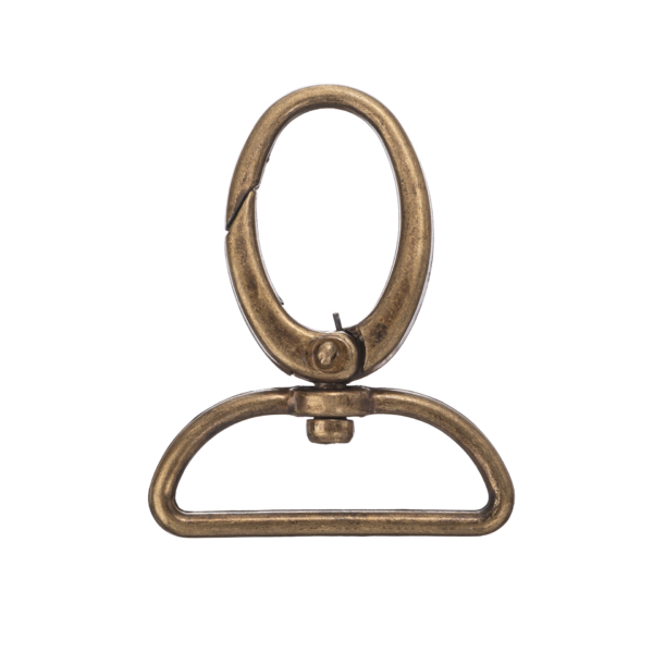 Mosquetón Oval Pase 40mm Bronce Viejo