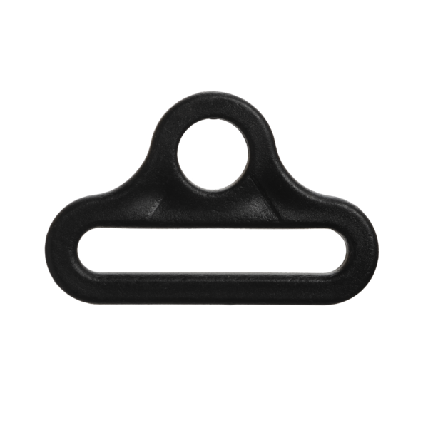 Triángulo Plástico Pase 40mm x 500u Negro (Bolsa Cerrada)