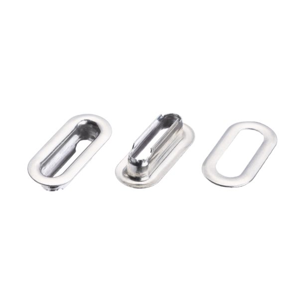 Ojalillo Ovalado Aluminio Pulido Pase 20mm x 1000u (Bolsa Cerrada)