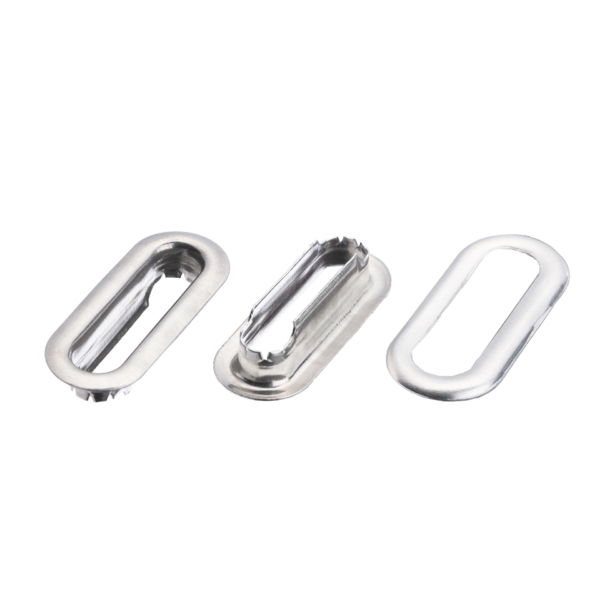 Ojalillo Ovalado Aluminio Pulido Pase 25mm x 1000u (Bolsa Cerrada)