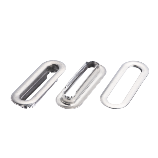 Ojalillo Ovalado Aluminio Pulido Pase 30mm x 1000u (Bolsa Cerrada)