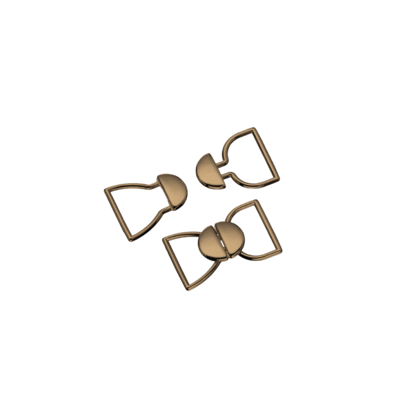 Traba Doble Zamak Pase 15mm x 100u (Bolsa Cerrada)
