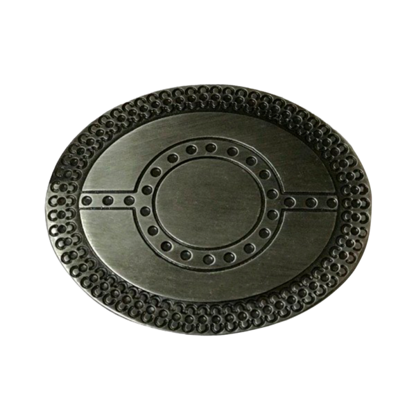 Chapón Cinturón de Dama Pase 40mm x 10u Plata Vieja