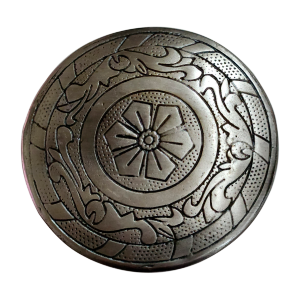 Chapón Cinturón de Dama Pase 40mm x 10u Plata Vieja