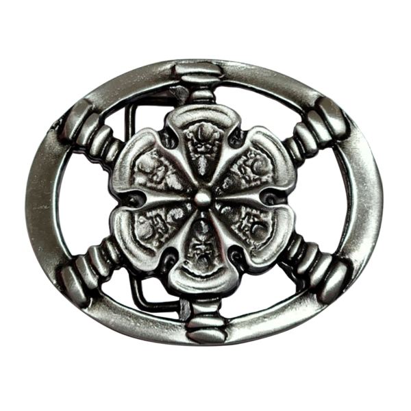 Chapón Cinturón de Dama Pase 40mm x 10u Plata Vieja