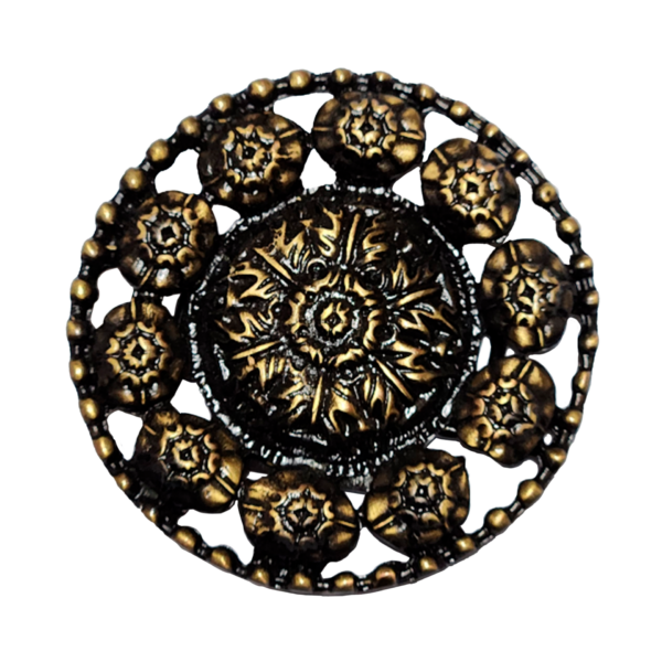 Chapón Cinturón de Dama Pase 40mm x 10u Bronce Viejo