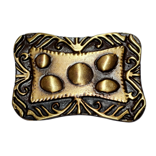 Chapón Cinturón de Dama Pase 40mm x 10u Bronce Viejo