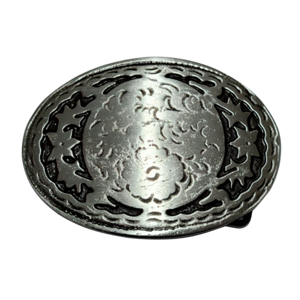 Chapón Cinturón de Dama Pase 40mm x 10u Plata Vieja