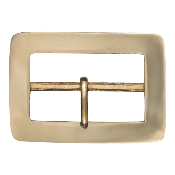 Hebilla Federal con 1 Pitón Bronce Pulida